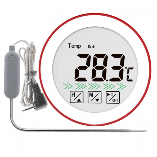 CH-110 Multifunction Indoor & Barbecue Thermometer and Timer Oven Cooking Digital Wireless Meat Kitchen Candy Thermometer