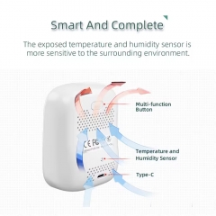 CH-PV28-A High Quality 3 in 1 Smart Air Quality Monitor Detector CO2 Detector Portable Temperature and Humidity Air Quality Monitor