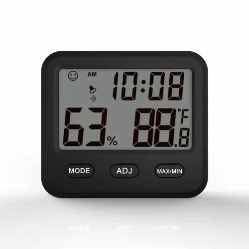 CH-916 Mini Digital Thermometer Hygrometer Baby Room Wall Thermometer Weather Station Clock Temperature Meter