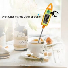 CH-105 Long Probe Digital Kitchen Thermometer and Meat Food Thermometer Instant Read Meat and Candy Thermometers