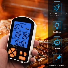 CH-201 Fast Read Kitchen Food Cooking Thermometer Bbq Pizza Oven With Outdoor Temperature Sensor Cookperfect Meat Thermometer