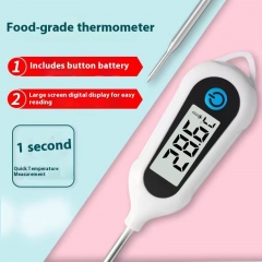 RC1002 Digital BBQ Thermometer Plastic Shell Kitchen Food-grade Probe 24 Hours Monitoring 3-Second Response Food Safety Control Baby