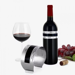 ST-port01 Bottle Wine Thermometer  Stainless Steel LCD Display Serving Party Checker Bracelet Thermometer Shop Bar Kitchen Tools