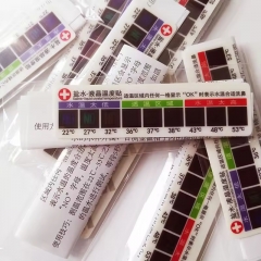 STK- 22A Wholesale Custom Saline Thermometer Sticker Nasal Irrigator Thermometer Sticker