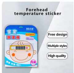 STK-3540 Kid's Forehead Temperature Sticker LCD Digital Display Baby Temperature Sticker Forehead Color Changing Temperature Sti