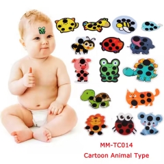 MM-TC014 Fahrenheit or Celsius Adhesive Forehead Temperature Sticker Various Animal Designs Small Fever Scan for Children PVC Ce