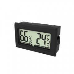 HM12-52393 Customizable Mini Electronic Digital Display Pet Box Meter ODM Temperature Humidity Instrument Embedded Horn Lizard Tortoise