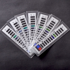 STK-001A High Quality Temperature Tester Liquid Crystal Thermochromic Lcd Thermometer Strip with Adhesive Sticker