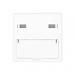 LX8116-A High Precision Plastic Large LED Digital Display Smart Indoor Home Thermometer Hygrometer Calendar Clock Doodle Design