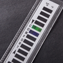 STK-001A High Quality Temperature Tester Liquid Crystal Thermochromic Lcd Thermometer Strip with Adhesive Sticker