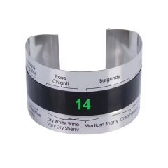 ST-port01 Bottle Wine Thermometer  Stainless Steel LCD Display Serving Party Checker Bracelet Thermometer Shop Bar Kitchen Tools