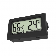 HM12-52393 Customizable Mini Electronic Digital Display Pet Box Meter ODM Temperature Humidity Instrument Embedded Horn Lizard Tortoise