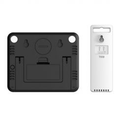 FZ-86390 Cross-border for Indoor Temperature & Humidity Meter Home Weather Clock RF Sensor Refrigerator Thermometer