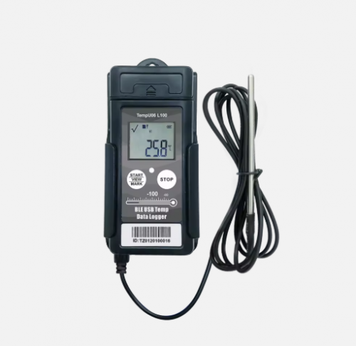 TempU06 L100 Vaccine Freezer Temperature Data Logger bluetooth Temperature Data Logger Single Use Temperature Sensor