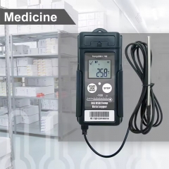 TempU06 L100 Vaccine Freezer Temperature Data Logger bluetooth Temperature Data Logger Single Use Temperature Sensor