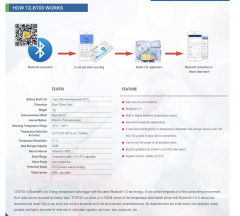 Temp-BT03 Data Logger for Cold Chain Logistics Bluetooth Temperature Data Logger Freezer Monitor
