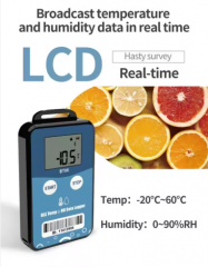 Temp-BT06 Mega Sale Cold Chain Logistics Temperature Data Logger Temp and RH Recorder with Bluetooth5.0