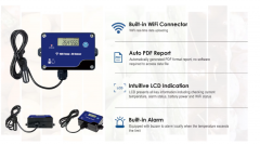Temp-WF501B Smart Remote Wireless Wifi Temperature Humidity Sensor Monitor