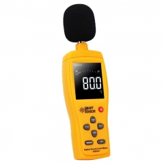 SMART SENSOR AS834+ Digital LCD Sound Level Meter Noisemeter 30-130dB Noise Volume Decibel Monitoring Tester