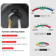 New Gardening Soil Fertility Tester 3 in 1 PH Fertility Moisture Soil Meter