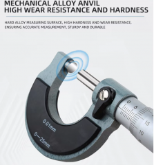 DD-M25 Micrometer Screw Gauge 0-25mm Teaching High Precision 0.001 Outer Diameter Micrometer