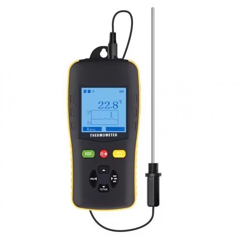 PTD601 Digital Data Logger Thermometer Temperature Humidity Monitoring Plastic Material Industrial Thermocouple