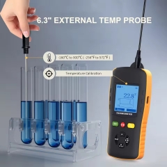 PTD601 Digital Data Logger Thermometer Temperature Humidity Monitoring Plastic Material Industrial Thermocouple