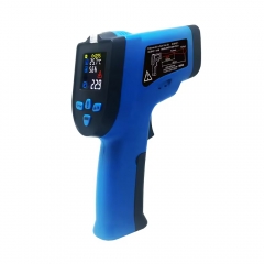 DT8550HET -50C~550C (-58F~1022F) Termometro Pistola Term Metro Infrarrojo Infrared Laser Thermometer Pyrometer with K Type Thermocouple Temp Alarm for Industry