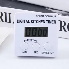 D01-100M ABS Magnetic LCD Digital Kitchen Countdown Timer Alarm Practical Plastic Stand Kitchen Timer for Cooking Alarm Clock