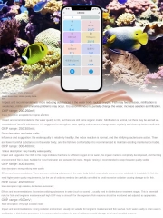 IBowl10 Modern Rectangle Real-Time TDS Temperature pH Detection Multifunctional Fish Tank Water Quality Tester Living Box