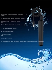 IBowl10 Modern Rectangle Real-Time TDS Temperature pH Detection Multifunctional Fish Tank Water Quality Tester Living Box