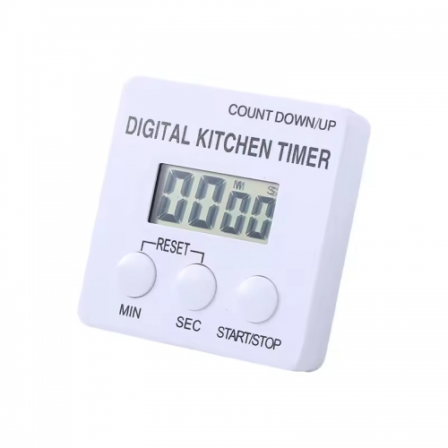 D01-100M ABS Magnetic LCD Digital Kitchen Countdown Timer Alarm Practical Plastic Stand Kitchen Timer for Cooking Alarm Clock