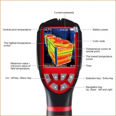 LDT-3320 -20℃~300℃（-4°F~572°F）320x240 IR Resolution Thermal Imager, Handheld 30000 Pixels Thermal Imaging Camera with 2.8