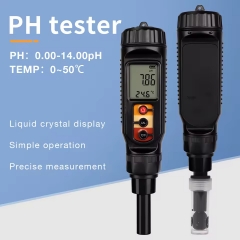 PH-86 Digital Flat Probe pH Meter for Food Soil Testing Acidity Tester for Fruits Vegetables Cheese Meat Bread Water-OEM