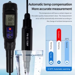 PH-86L Digital Multifunctional pH EC Temperature Meter with LCD Display and Water Quality Tester for Aquarium and Pool