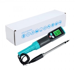 EC-317 Digital Soil EC and Temperature Meter Digital Tester with ATC IP67 Level for Potted Plants Gardening Agriculture Farm