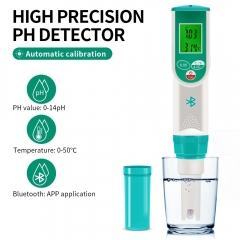 PH-2022BT 2 in 1 Water Quality Tester With Backlight Ph Temperature Tester Pen Ph Test for Drinking Water