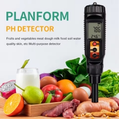 PH-86 Digital Flat Probe pH Meter for Food Soil Testing Acidity Tester for Fruits Vegetables Cheese Meat Bread Water-OEM