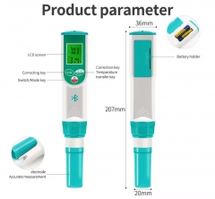 PH-2022 Waterproof pH Temperature Meter pen type PH meter