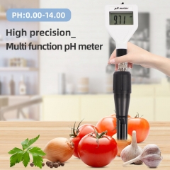 PH-98211 LCD Display Cosmetics Water Quality Tester PH Meter for Fruits Soil Meat Water