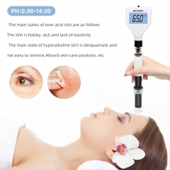 PH-98218 Digital Acidity Meter LED Display Professional Skin Care Analyzer Tools PH Meter with Backlight