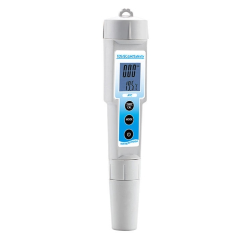 PH-3509 Professional 5 in 1 Digital TDS EC PH Salinity Tester Waterproof Water Quality Meter for Pools Drinking Water for Water Testing