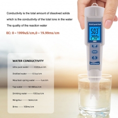 PH-3508 4 in 1 TDS/PH/EC/Temperature Meter With Backlight Waterproof Digital Water Quality Monitor Tester