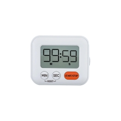 HX-2119 99'59'' Digital Countdown Timer 2 Adjustable Volume & Vibration Mute Mode Kitchen Timer Gym Teacher Kids Timer