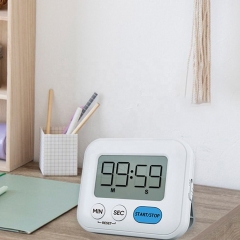 HX-2119 99'59'' Digital Countdown Timer 2 Adjustable Volume & Vibration Mute Mode Kitchen Timer Gym Teacher Kids Timer