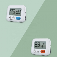 HX-2119 99'59'' Digital Countdown Timer 2 Adjustable Volume & Vibration Mute Mode Kitchen Timer Gym Teacher Kids Timer