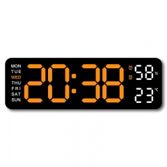 YD-5503 Hot-Selling Black Shell Large Font Alarm Clock Simple Multifunctional Clock Digital Digital Clocks