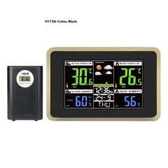 JM-H168G-Colour Wireless Transmission Color Display Weather Forecast Indoor Outdoor Temperature Humidity Meteorological