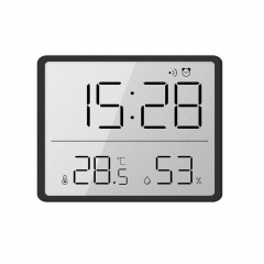 YD-8218 Slim Quartz Wall Clock with Needle Display Plastic Material Antique Style Multi-function Alarm