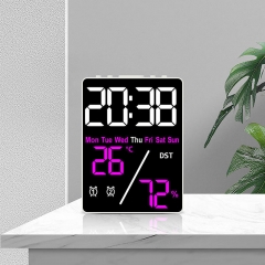 YD-5508 Multifunction Electronic Alarm Clock Simple Setting Households Thermometers Desk Clock temperature and humidity